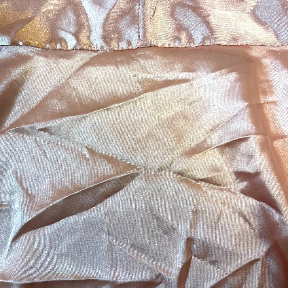 Set Of 2 Silk Satin Robe Wedding Kimono Dressing Gown Sleepwear Bathrobe Size M - Picture 11 of 12